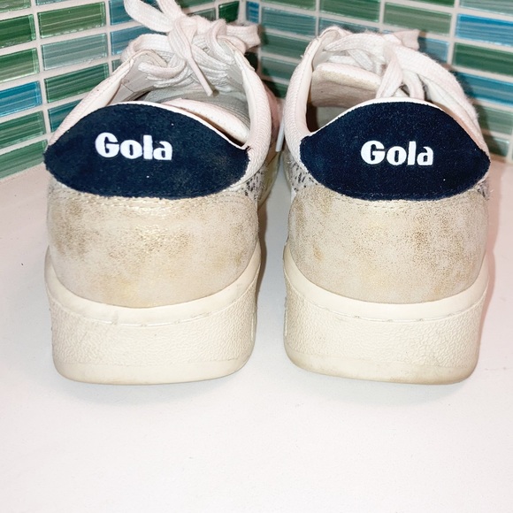 Evereve x GOLA Grandslam Tropic Sneaker with calf hair SZ: 10 - Picture 5 of 12